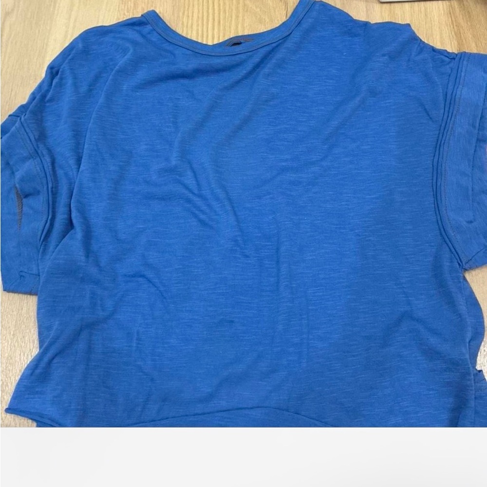 SHEIN Vibrant Blue Tee
